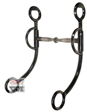 Kankikuolain yhdellä nivellä Snaffle Bit with Shanks BS