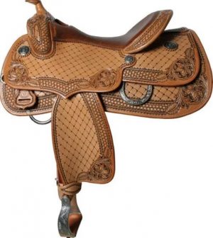 Triple W Platinum Big Butterfly Saddle
