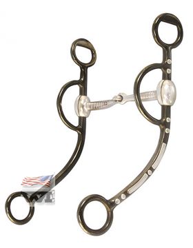 Kankikuolain yhdellä nivelellä Snaffle Bit with Shanks PB