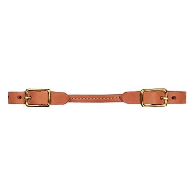Kuoainremmi pyöristetty Weaver Rounded Curb Strap Russet