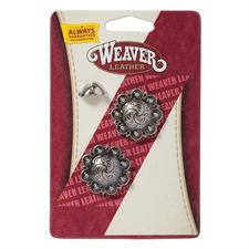 Concho Antique Silver Berry 1,25