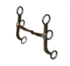 PC Bob Avila Shank Snaffle Bit kankikuolain 12,7 cm