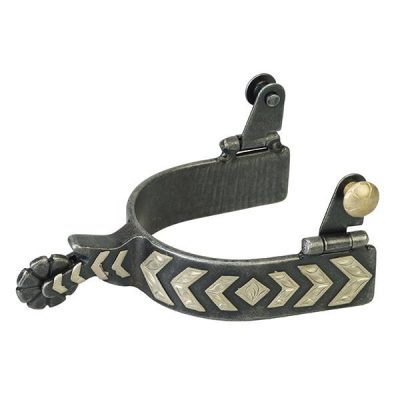 Kannukset Weaver Men's Spur w/German Silver Chevron Trim