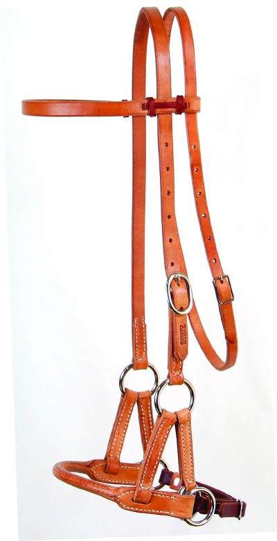 Sidepull Round Leather Nose PC Schutz