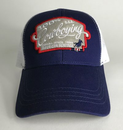 Cap OSWSA 100% Cowboying Blue lippalakki