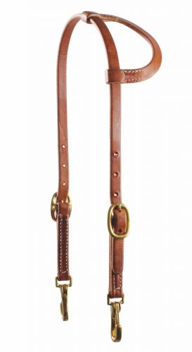 Yhden korvan suitset pikalukoilla PC Snap Cheek One Ear Headstall