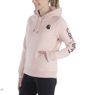 Carhartt Women's Clarksburg Sleeve Logo Hooded Sweat huppari
