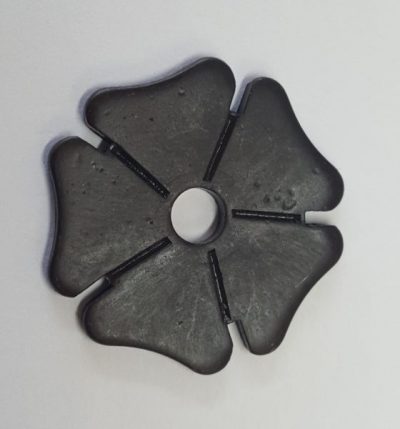 Rissa Spur Rowel Four leaf clover, large