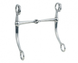 Kankikuolain yhdellä nivelellä Weaver Draft Bit, 6 1/2 Tom Thumb Snaffle