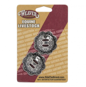 Concho with Slots Horse Shoe 1 3/4"