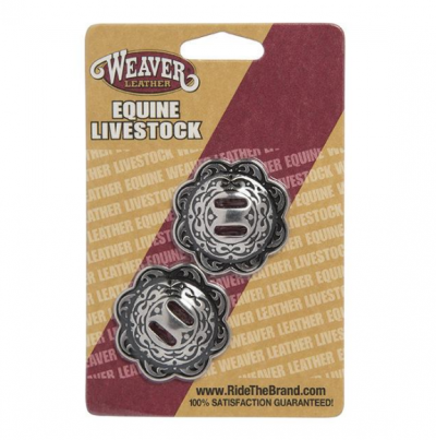 Concho with Slots Horse Shoe 1 3/4"
