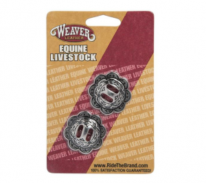 Concho with Slots Horse Shoe 1 1/2"