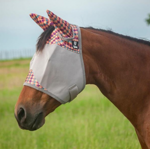 Hyönteismaski Fly Mask Cashel Crusader Designer with Ears, Palms