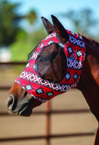 Hyönteismaski Professional's Choice Comfort Fit Fly Mask Firebird