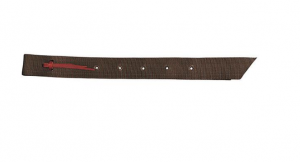 Vastinhihna lyhyt Nylon Off Billet Weaver Brown 1 3/4 x 39