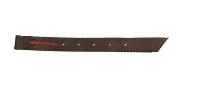 Vastinhihna lyhyt Nylon Off Billet Weaver Brown 1 3/4 x 39