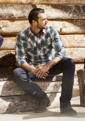 Stars & Stripes Westernpaita Mens Jeff Blue