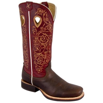 Twisted X Women's Ruff Stock Boot Red