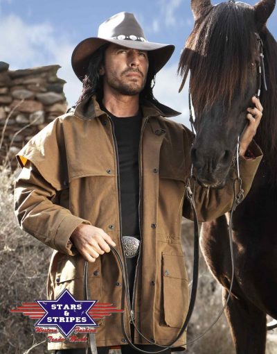 Stars & Stripes mens Jacket Stampede öljykangastakki