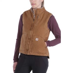 Carhartt Women's Sherpa Lined Mock Neck Vest liivi