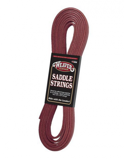 Satulanauhat Weaver Saddle Strings Burgundy 1/2"x72"
