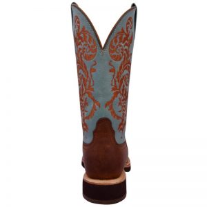 Twisted X Women's Horseman Boot Peanut/Sky Blue