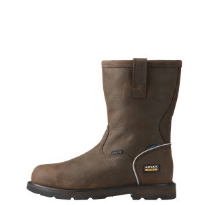 Ariat Men's Groundbreaker Steel Toe Pull-On Waterproof Work Boot