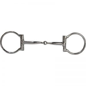 Pony Bit Snaffle D-Ring nivelkuolain 11,5 cm
