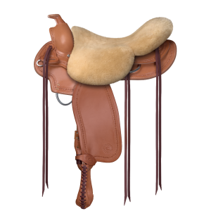 Istuinpehmuste lampaankarvaa Mattes Seat Saver for Western Saddle, universal