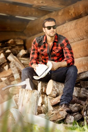 Stars & Stripes Westernpaita Mens Lumberjack