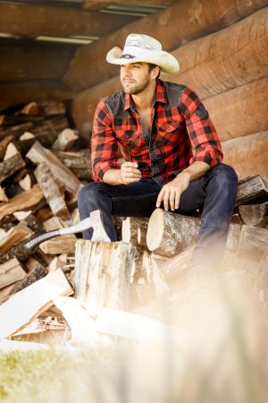Stars & Stripes Westernpaita Mens Lumberjack