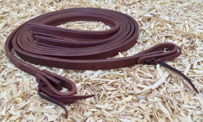 Ohjat Cattleman's Premium Harness tikatuilla ohjanpäillä 3/4"x7,5' 1,9 cm