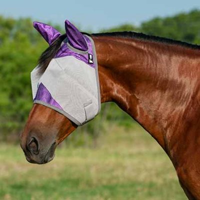 Hyönteismaski Fly Mask Cashel Crusader Designer w/Ears, Orchid