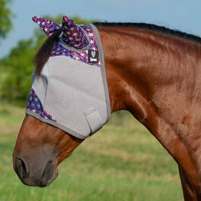 Hyönteismaski Fly Mask Cashel Crusader Designer w/Ears, Freedom