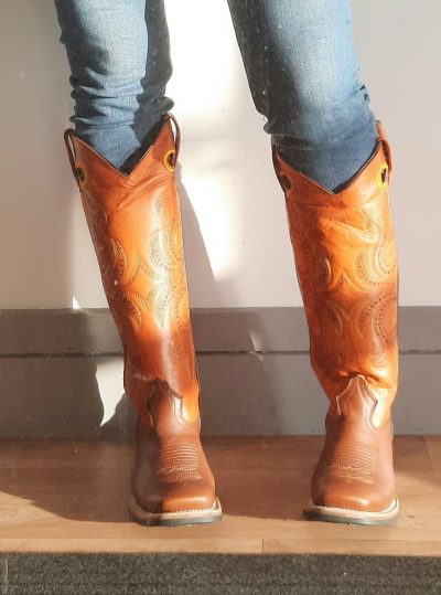 Bull's Eye Boots Extra high shaft, cognac