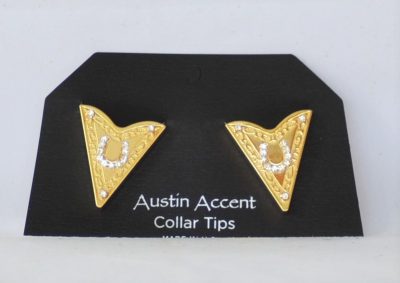 Kauluksen koriste Collar Tips Horseshoe