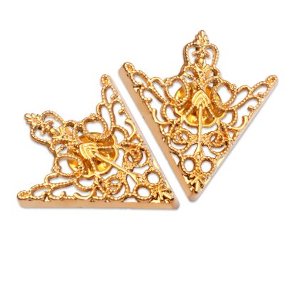 Kauluksen koriste Western Collar Tips gold