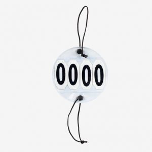 Kilpailunumerot 4 numeroa pyöreä