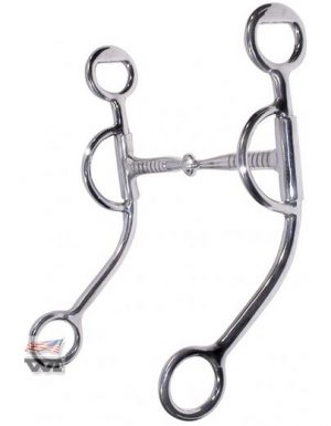 Kankikuolain yhdellä nivelellä Snaffle Bit with Shanks
