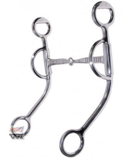 Kankikuolain yhdellä nivelellä Snaffle Bit with Shanks
