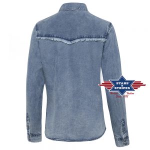 Stars & Stripes Ladies Blue pusero
