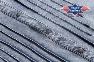 Stars & Stripes Ladies Blue pusero