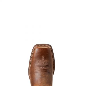 Ariat Women's Round Up WST Pearl Brown Metallic Leopard