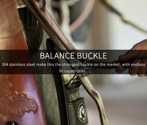 Total Saddle Fit StretchTec Shoulder Relief Cinch satulavyö