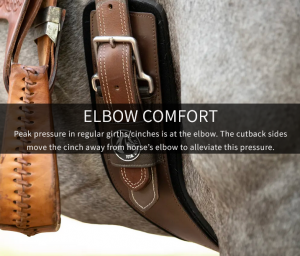 Total Saddle Fit StretchTec Shoulder Relief Cinch satulavyö