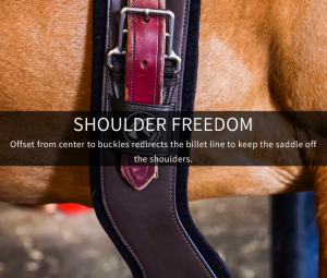 Total Saddle Fit StretchTec Shoulder Relief Cinch satulavyö