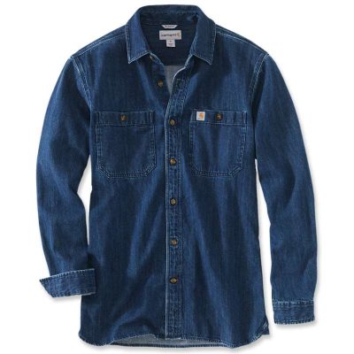 Carhartt Denim Long Sleeve Shirt farkkupaita
