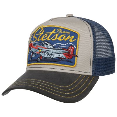 Cap Stetson TC Mustang Airplane lippalakki