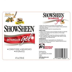 Absorbine ShowSheen Detangler Gel