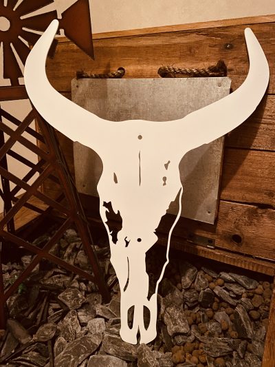 All That Western Longhorn White